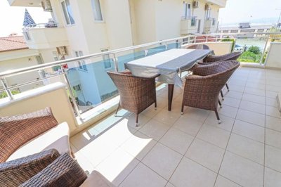 Furnished Investment Property For Sale In Alanya – Balcony from the lounge