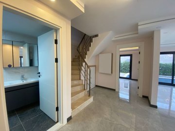 Cutting Edge Detached Kusadasi Villa For Sale - Hallway and first family bathroom