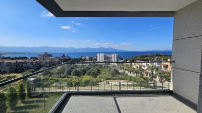 State Of The Art Villa In Kusadasi For Sale With Sea Views Near The Beach - Sea view balcony
