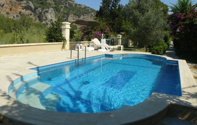 Riverview Property For Sale In Tranquil Dalyan - Central swimming pool