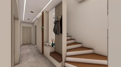 Luxury Investment Properties For Sale In Evrenseki, Side - Hallway and staircase