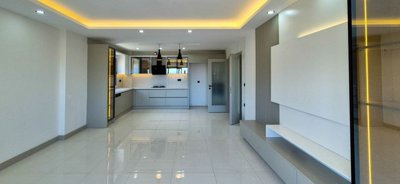 Newly Built Apartments In Kusadasi With A Shared Pool For Sale - From the lounge through to the kitchen