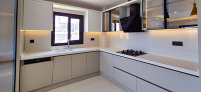 Newly Built Apartments In Kusadasi With A Shared Pool For Sale - Luxury kitchen