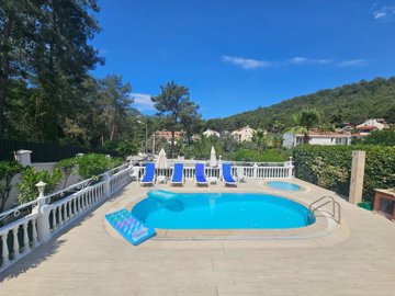 An Impressive Villa For Sale In Fethiye - Private pool with nature views