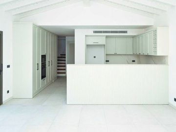 Newly Built Detached Villa For Sale In Bodrum - American-style kitchen with white goods