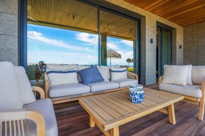 Beautiful Seafront Yalikavak Residences and Villas – Private outdoor space with sea views