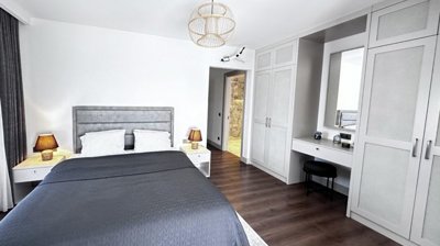 Luxury Two-Storey Villas In Kusadasi For Sale - Beautiful double bedroom