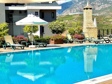 Sea View Three-Bedroom Villa For Sale In Kargicak, Alanya - Surrounded by nature