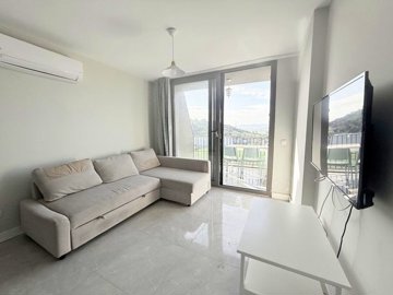 Blissful Apartment For Sale In Dörttepe, Milas - Lounge with balcony