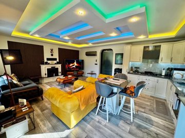 Sensational Fethiye Property For Sale - Entire living space and kitchen