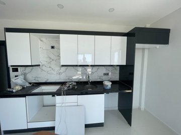Newly-Built Sea View Alanya Apartment For Sale – Modern fitted kitchen