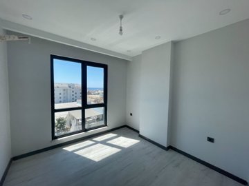 Newly-Built Sea View Alanya Apartment For Sale – Bedroom with sea views