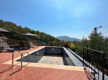 Rural Stone Bungalow For Sale In Fethiye - Private swimming pool