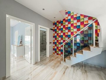 Sea View Penthouse Apartment For Sale in Mahmutlar - Very modern interior