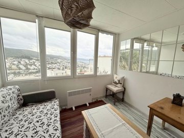 Sea & City View Property For Sale In Bodrum - Furnished lounge