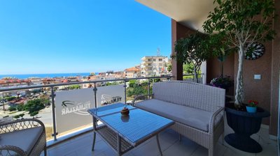 Impeccable Alanya Property For Sale In Tepe, Sugözü - Sea view balcony