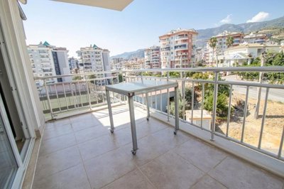 Sizeable Alanya Penthouse For Sale In Cikcilli - Balcony from the kitchen
