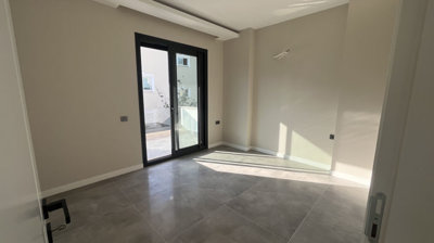 Impressive Marmaris Smart Home Property For Sale - First bedroom with a balcony