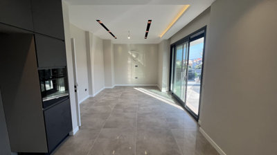 Impressive Marmaris Smart Home Property For Sale - Into the lounge from the kitchen