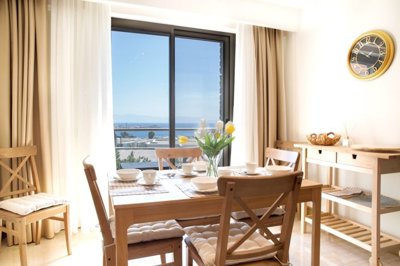 Sea View Bodrum Property For Sale - Sea view dining area