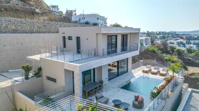 Panoramic Sea View Bodrum Property For Sale - Oasis-like villa with outdoor space