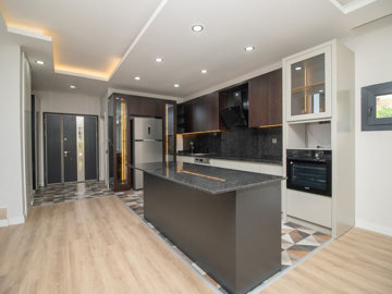 Outstanding Villa For Sale In Antalya - Sleek open-plan kitchen