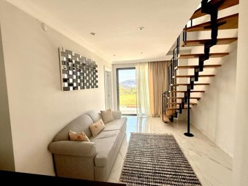 Sea View Kalkan Property For Sale - Open staircase to the upper floor