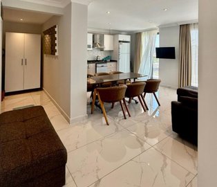 Sea View Kalkan Property For Sale - Dining area through to the kitchen