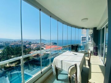Sea-View Apartment For Sale In Kusadasi - Sea view apartment with large balcony