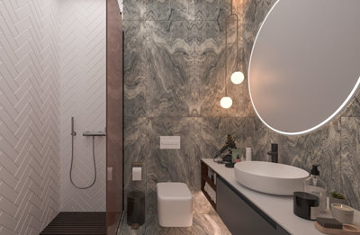 Versatile Apartments For Sale In Kadriye, Belek - Luxury bathroom