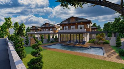 Appealing Fethiye Villa For Sale - Large manicured lawns