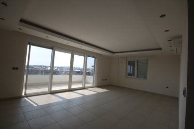 Sea View Duplex Apartment in Side - Vast living area