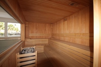 Sea View Duplex Apartment in Side - Sauna