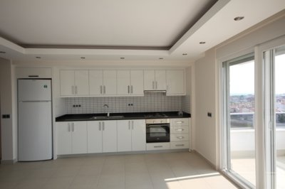 Sea View Duplex Apartment in Side -Modern fitted kitchen