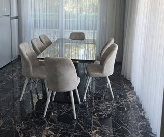 Modern Villa For Sale in Belek, Antalya With A Private Pool - Spacious dining area in the kitchen