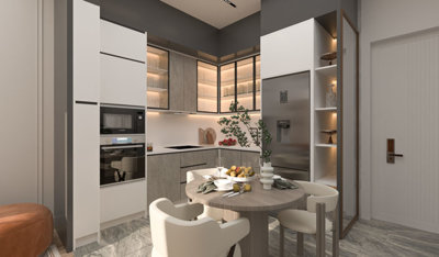 Newly Built Apartments For Sale In Kadriye, Belek - Fully fitted kitchen with white goods