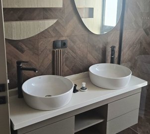 Modern Villa For Sale In Belek, Antalya - Stylish sanitaryware fittings in the bathroom