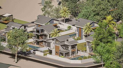 Lavish Newly Built Fethiye Villa For Sale - A small estate of luxury homes