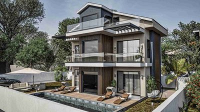 Lavish Newly Built Fethiye Villa For Sale - Securely walled around the perimetre