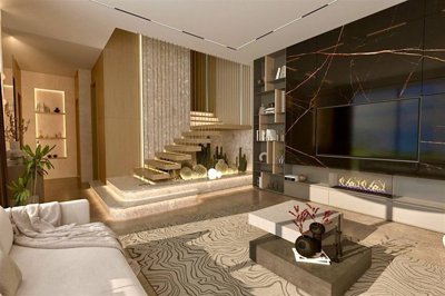 Luxury Belek Villa With A Private Pool For Sale in Antalya - Spacious living area