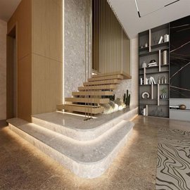 Luxury Belek Villa With A Private Pool For Sale in Antalya - Stylish staircase