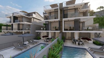 Inspiring Off-Plan Kalkan Villa With Amazing Sea Views - Balconies and roof terrace