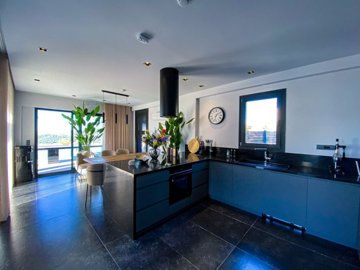 Smart Home Villa For Sale In Hisaronu - Kitchen and lounge