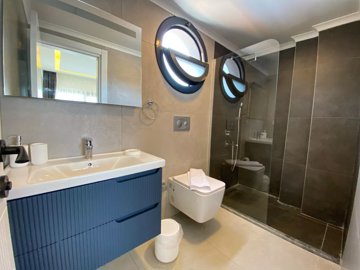 Sea View Luxury Property For Sale In Fethiye - Stylish shower room, ensuite