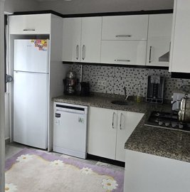 Furnished Villa For Sale in Belek With Luxury Facilities - Kitchen with built-in appliances