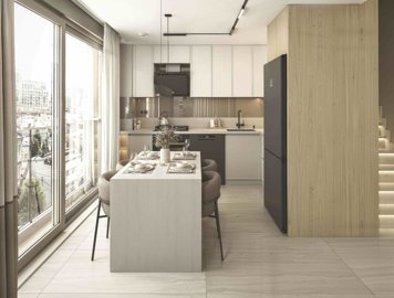Antalya Off-Plan Apartments For Sale - Modern kitchen with several appliances