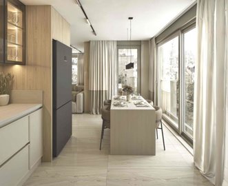 Antalya Off-Plan Apartments For Sale - Large kitchen