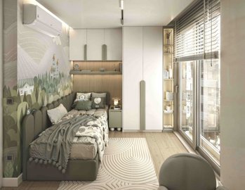 Antalya Off-Plan Apartments For Sale - Spacious bedroom