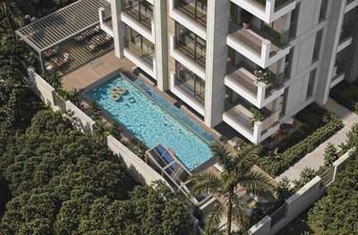 Antalya Off-Plan Apartments For Sale - View over the social exterior