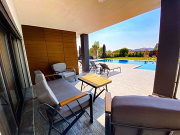 Incredible Fethiye Villa For Sale - Shaded seating terrace
